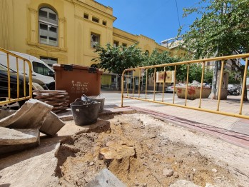 Los árboles se plantarán cuando las condiciones atmosféricas mejoren. 