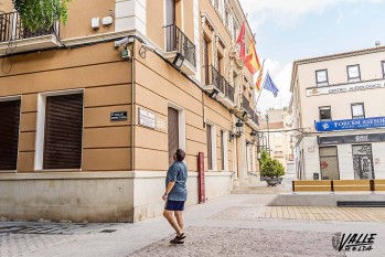 Los sensores se han colocado en un lateral del Ayuntamiento | Nando Verdú. 