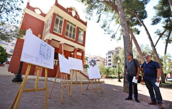 Vicente y Quiles presentaron en julio el proyecto para recuperar la Casa Grande | Jesús Cruces.