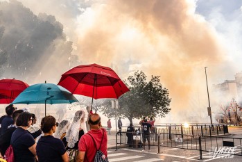 La mascletá ha sorprendido por u intensidad | Nando Verdú.