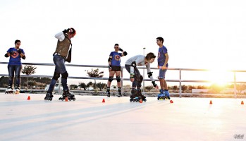 Imagen de uno de los entrenamientos de patinaje | Jesús Cruces.