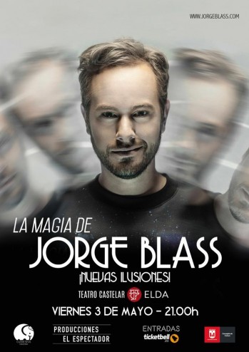 El ilusionista Jorge Blass llevará su magia al Teatro Castelar