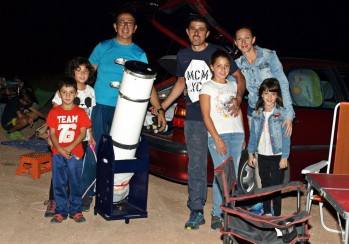 Gran participación en la lluvia de estrellas 2017 en Las Cañadas