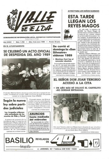 Número 1.700 - 5 de enero de 1990