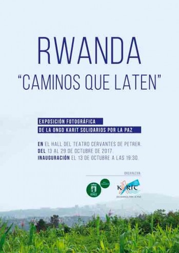 El Teatro Cervantes acoge la exposición fotográfica “Rwanda, caminos que laten”