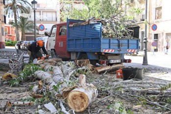 Los trabajos se realizaron durante la mañana de ayer | Jesús Cruces.