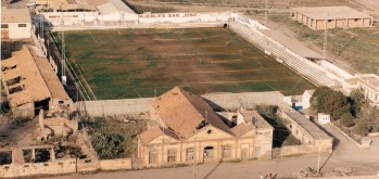 Imagen aérea del campo de fútbol El Rubial de Águilas | AFC