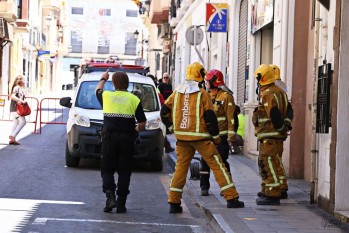 Escape de gas en la calle Nueva