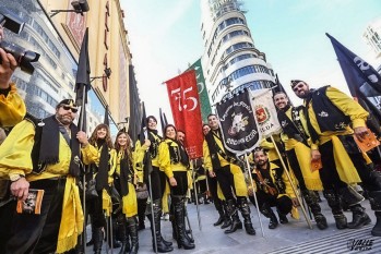 Los Piratas desfilaron en 2019 en Madrid.