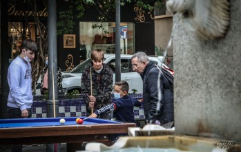 Esta mañana se han instalado en la Plaza Sagasta | J.C.